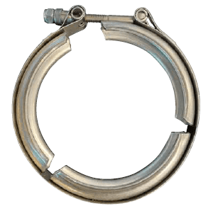 Stainless steel heavy duty hose clamp.